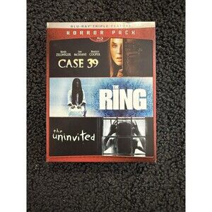 Horror Pack Case 39/The Ring/The Uninvited Blu-ray Disc, 2013, 3-Disc 2 sealed